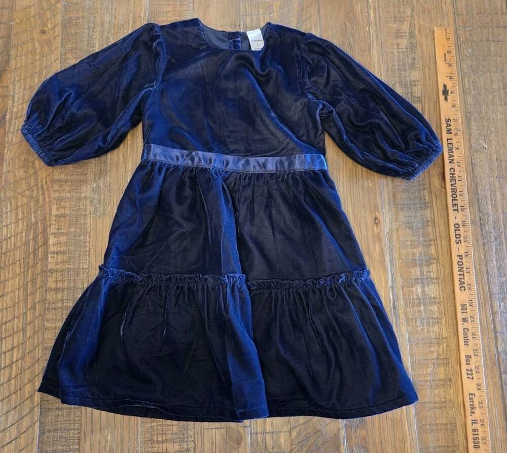navy blue Longsleeve Girls Dress Size 6 from Nordstrom